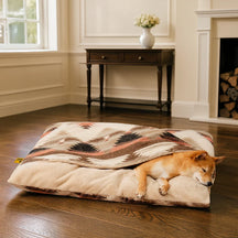 Lit apaisant réversible pour chien style bohème toutes saisons - HugSack
