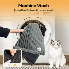 Tapis pour animaux en fausse fourrure de lapin lavable et chaud - ComfyEase