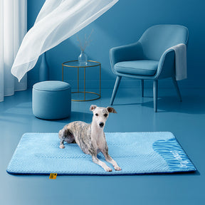 Grand Tapis Rafraichissant Chien Lavable Antidérapant pour Chiens d'Extérieur - Sieste Refroidissante