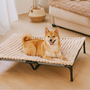 Tapis pour animaux en fausse fourrure de lapin lavable et chaud - ComfyEase