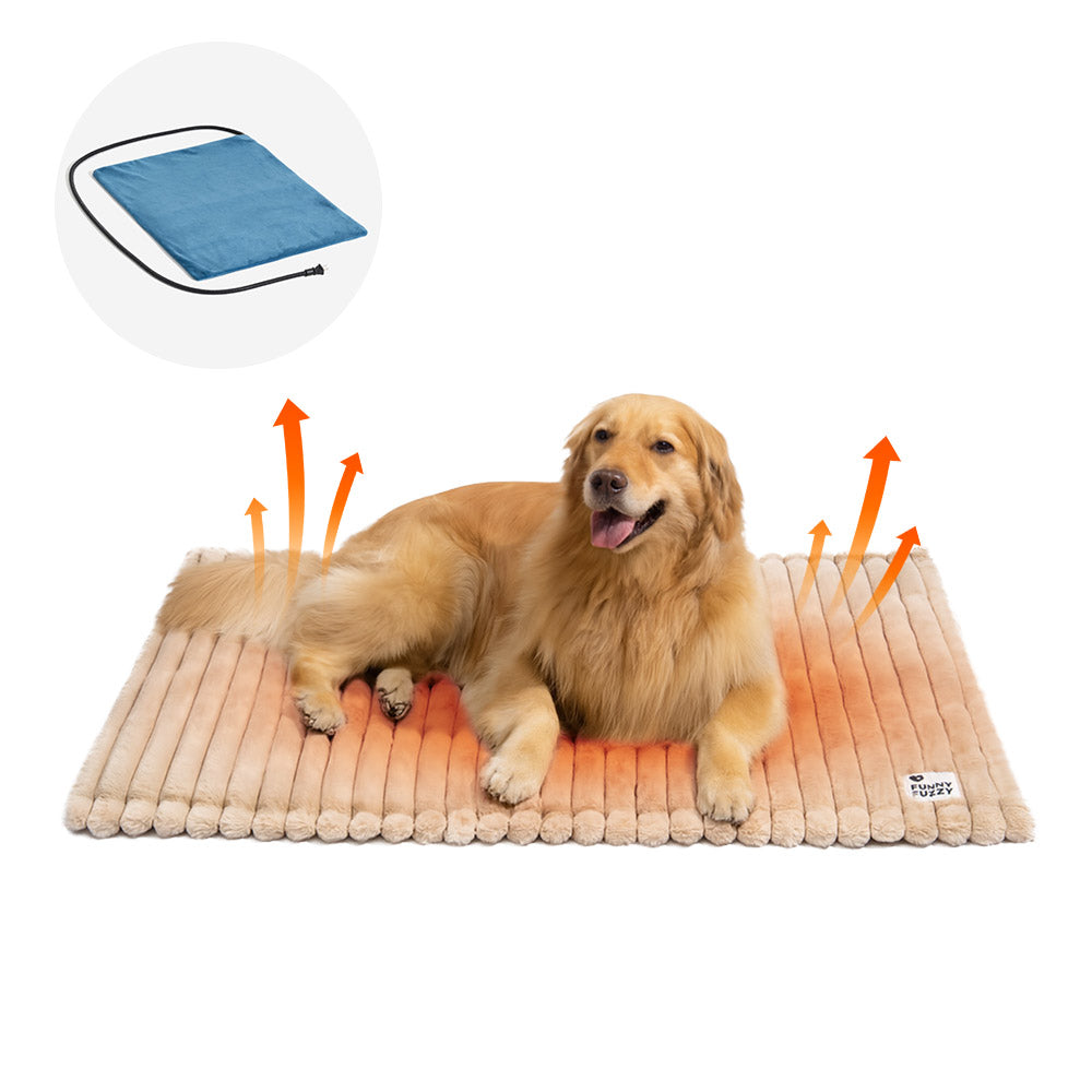 Tapis pour animaux en fausse fourrure de lapin lavable et chaud - ComfyEase
