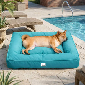Lit orthopédique pour grand chien imperméable et soutien