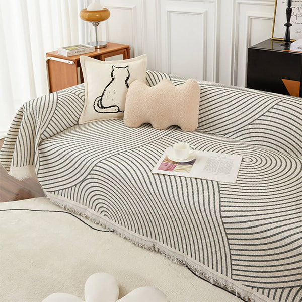 Jeté de canapé housse de canapé