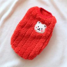 Pull adorable en peluche pour chien - Doux et confortable pour le confort hivernal