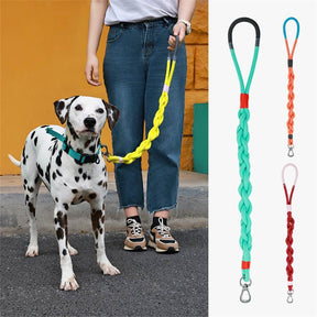 Corde de traction tissée à la main épaisse durable pour promenades confortables