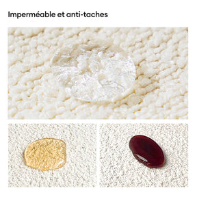 Couverture en peluche teddy douce et résistante à l’eau pour canapé