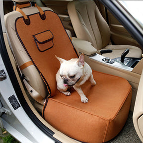 Protection de siège pour voiture en feutre pour chien