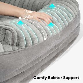 Lit orthopédique pour chien en peluche moelleux lavable - ComfyPaws