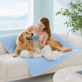 Couverture et Tapis rafraîchissant pour chien double face - Chill Nest