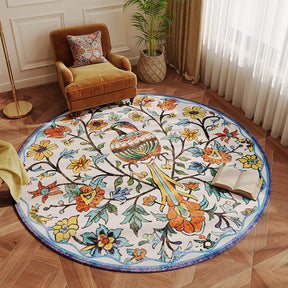 Tapis de salon vintage ethnique style persan Premium Sense