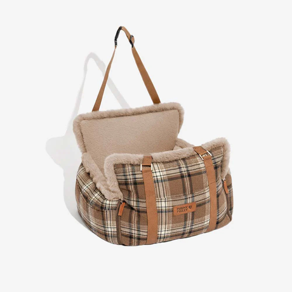 3 en 1 Siège auto pour chien en peluche et chaud - Cruiser d'hiver