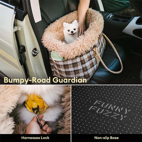 Sac de transport pour animaux 2 en 1 grand et tout temps et sac de couchage pour chien - Plaid du Voyager
