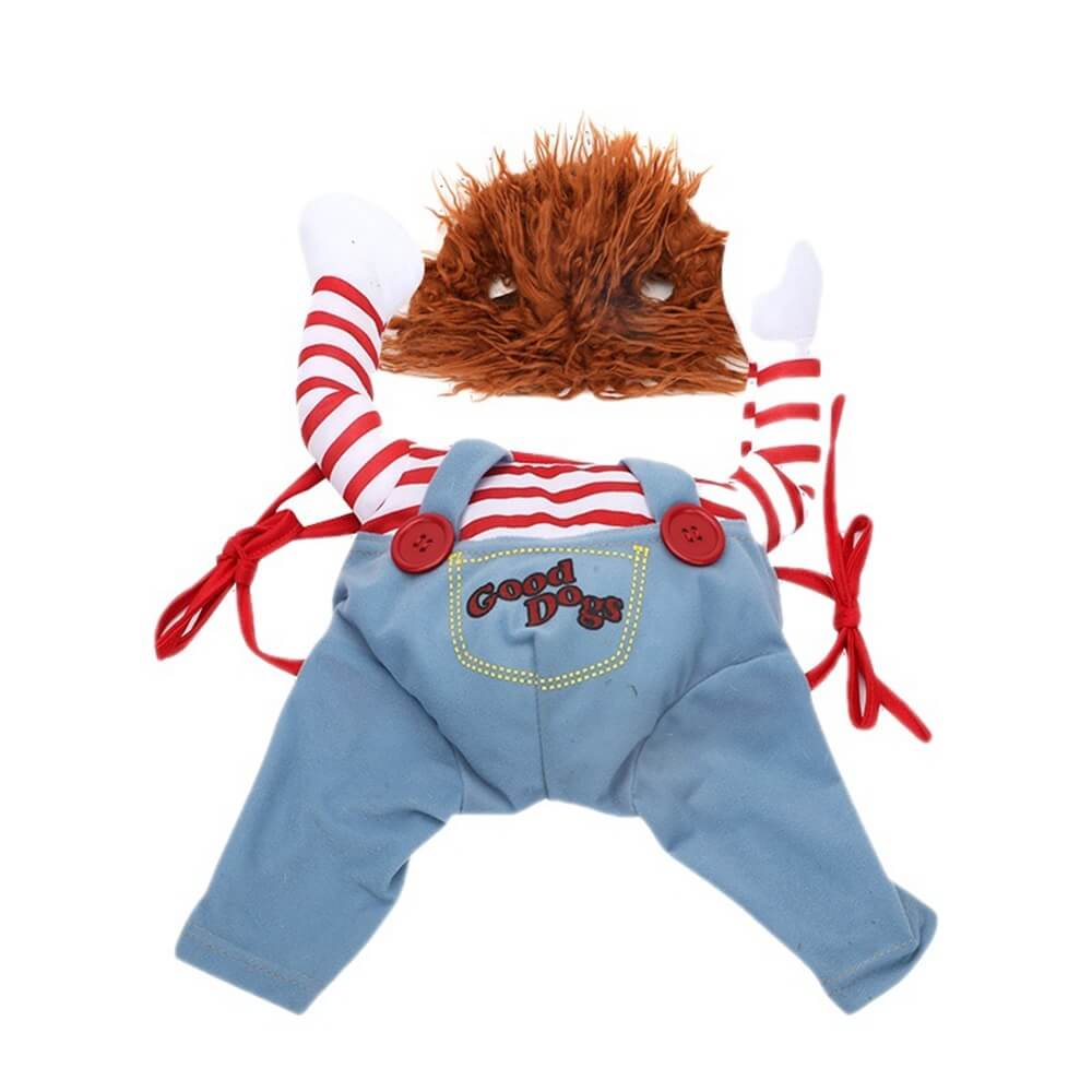 Costume d'Halloween Chucky pour Chien Effrayant