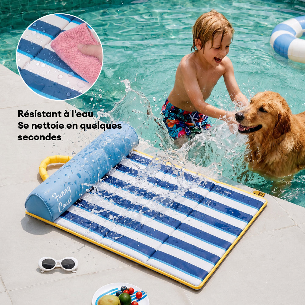 Tapis rafraichissant chien portable pour grand chiens et chat - Chill Nest
