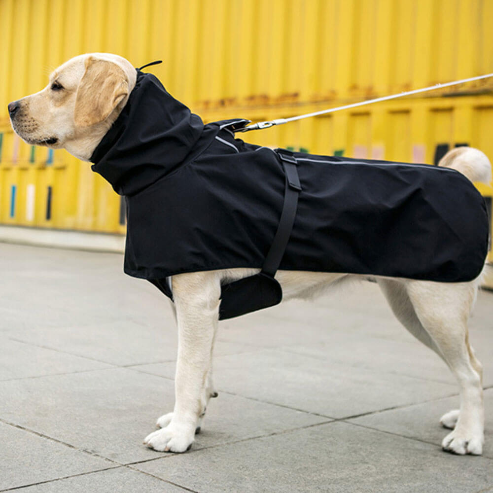 Manteau imperméable pour chien grand format poncho