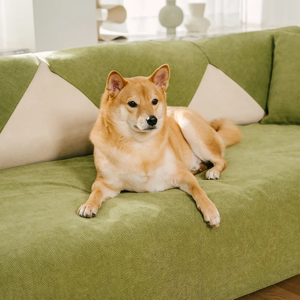 Housse de canapé imperméable toutes saisons, résistante aux taches et durable – Rétro