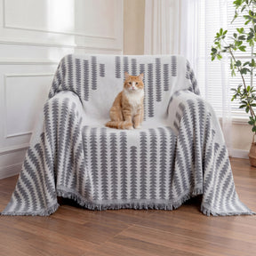 Jeté de canapé housse de fauteuil anti-rayures