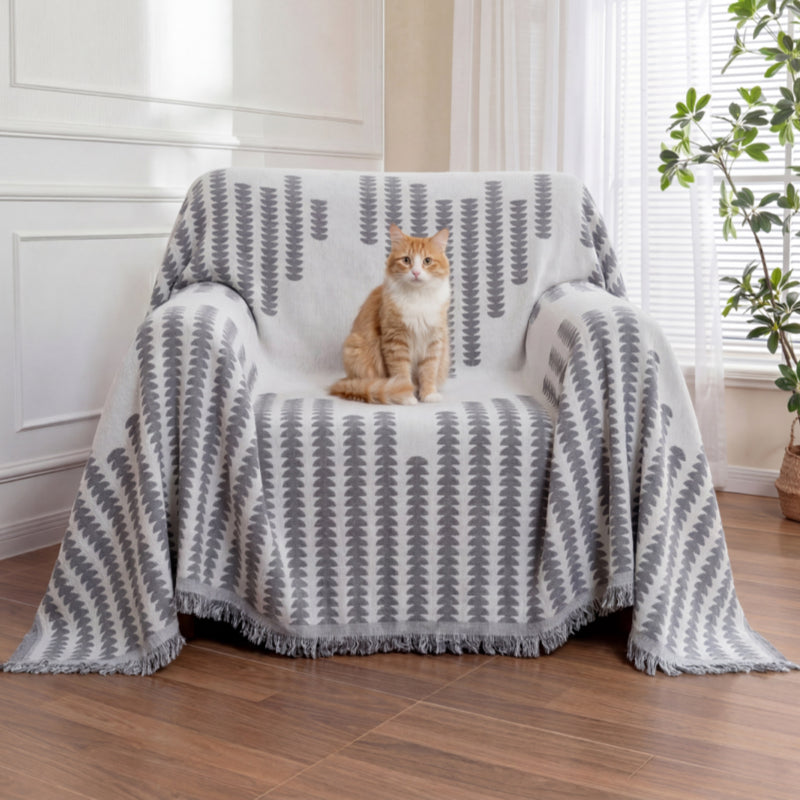 Jeté de canapé housse de fauteuil anti-rayures