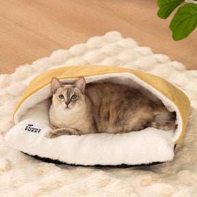 Sac de couchage ultra doux en peluche pour chat