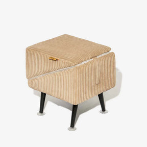 Rampe pour animaux 3-en-1 en velours côtelé confortable avec alliage renforcé et tabouret latéral – StepSure