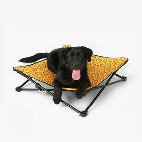 Lit pour chien pliable et lavable extérieur à motifs multiples