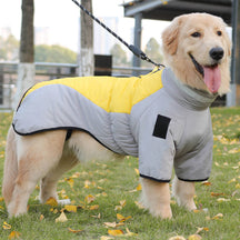 Veste d'hiver réfléchissante en coton pour grand chien idéale pour les sorties en extérieur