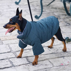 Manteau pour chien en fausse fourrure chaude et confortable avec boutons-pression