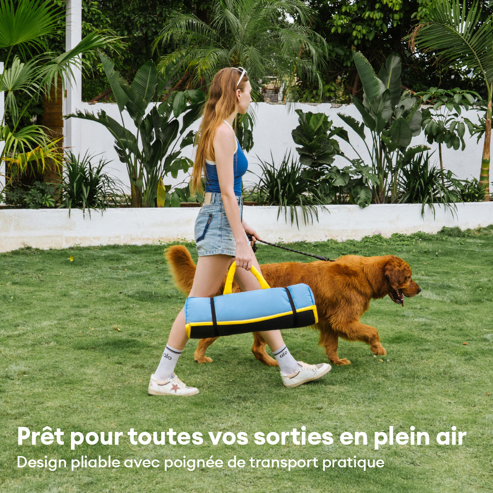 Tapis rafraichissant chien portable pour grand chiens et chat - Chill Nest