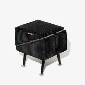 Rampe pour animaux 3-en-1 en velours côtelé confortable avec alliage renforcé et tabouret latéral – StepSure