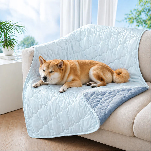 Couverture et Tapis rafraîchissant pour chien double face - Chill Nest