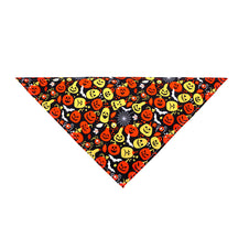 Bandana Triangle pour Animaux Halloween | Tête de Mort Fantôme Citrouille pour Chiens et Chats