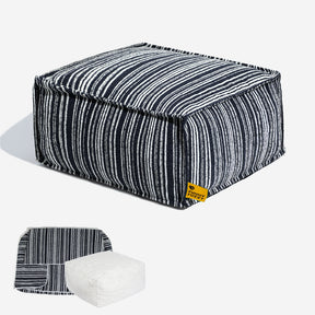 Pouf de rangement durable et lit pour chien - Funnyfuzzy SnugNest