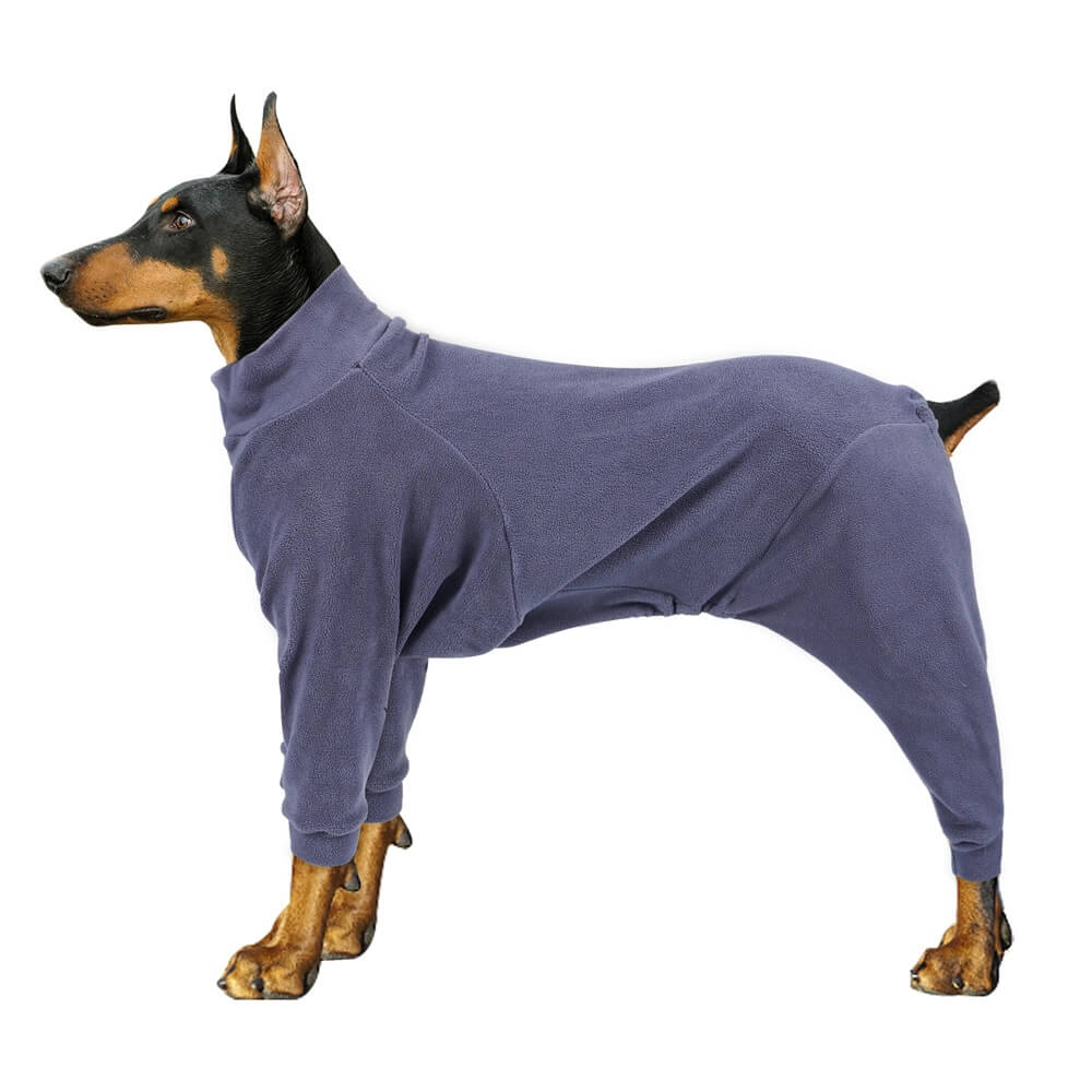 Pyjama polaire confortable pour chien vêtements de nuit idéaux pour grands chiens