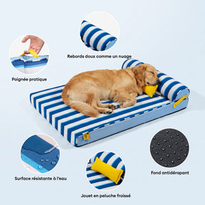 Lit orthopédique tapis rafraichissant grands chien - Chill Nest