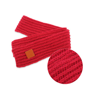 Écharpe tricotée pour chien accessoire hiver doux et chaud pour petites races