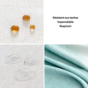 Housse de canapé imperméable antitache en chenille dégradée
