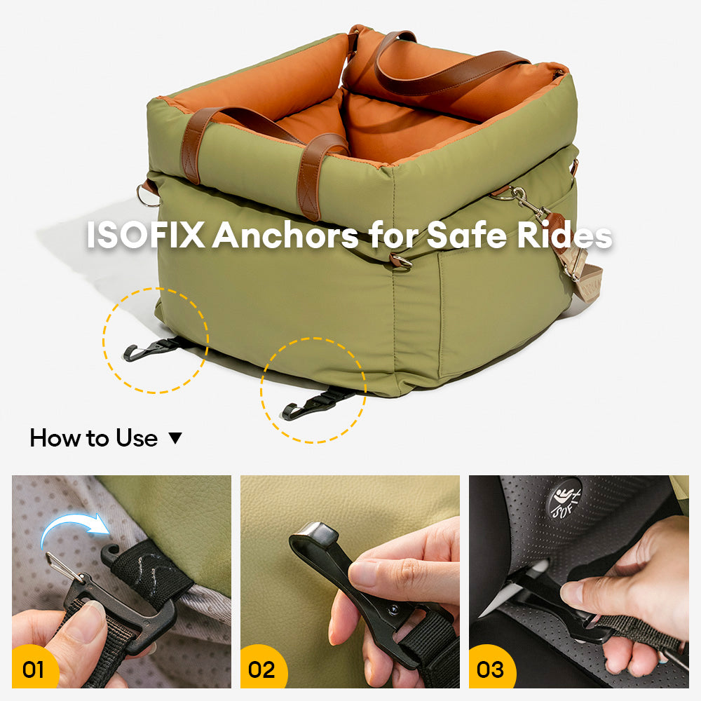 Siège auto pour chien ISOFIX Urban Voyager