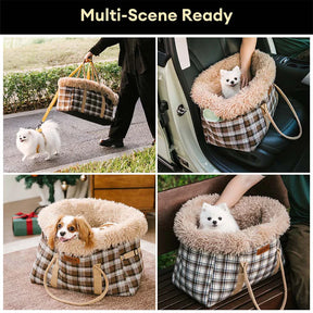 Sac de transport pour animaux 2 en 1 grand et tout temps et sac de couchage pour chien - Plaid du Voyager