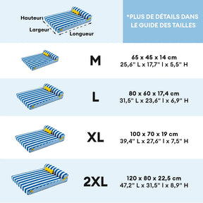 Lit orthopédique tapis rafraichissant grands chien - Chill Nest