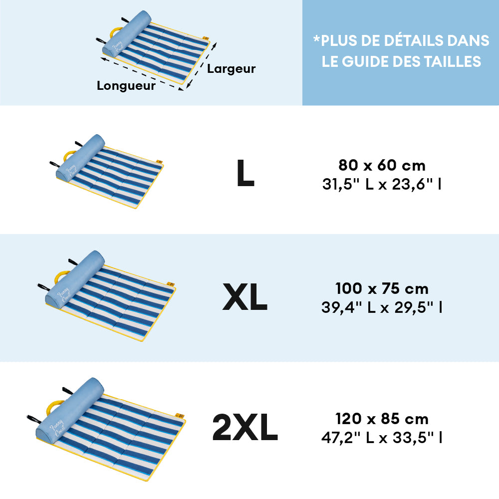 Tapis rafraichissant chien portable pour grand chiens et chat - Chill Nest