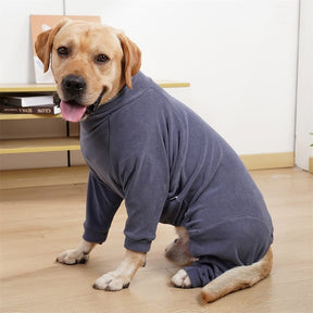 Pyjama polaire confortable pour chien vêtements de nuit idéaux pour grands chiens