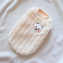 Pull adorable en peluche pour chien - Doux et confortable pour le confort hivernal