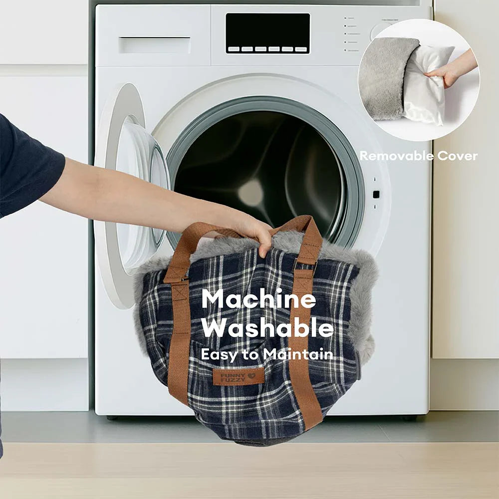 3 en 1 Siège auto pour chien en peluche et chaud - Cruiser d'hiver