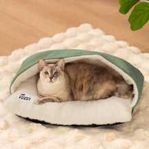 Sac de couchage ultra doux en peluche pour chat