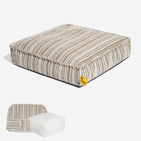 Pouf de rangement durable et lit pour chien - Funnyfuzzy SnugNest