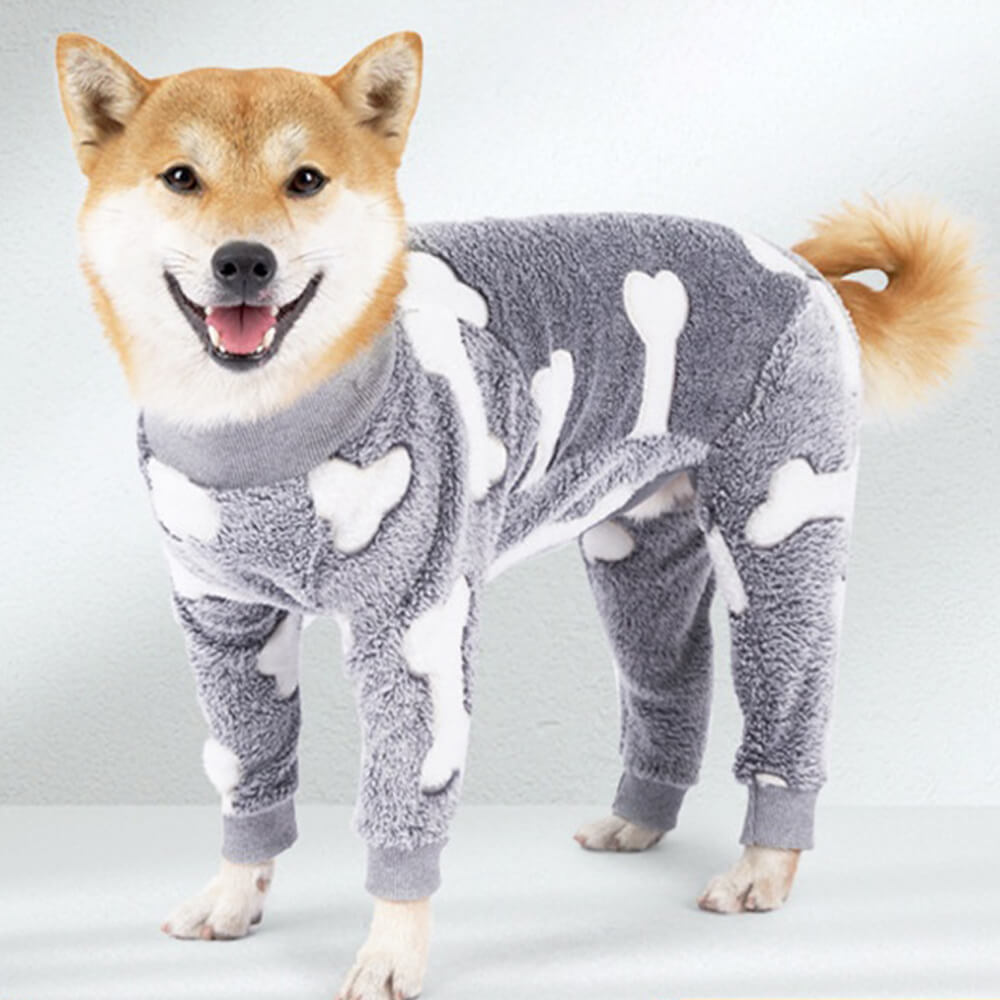 Pyjama doux et confortable pour chien motif lune et étoiles parfait pour un confort toute l'année