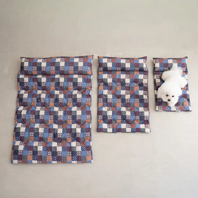 Oreiller de chien à double face respirant tout-temps avec support pour le cou