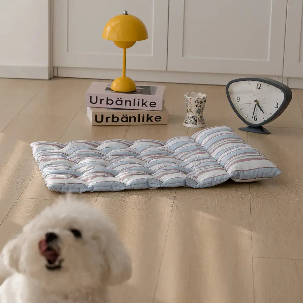 Oreiller de chien à double face respirant tout-temps avec support pour le cou