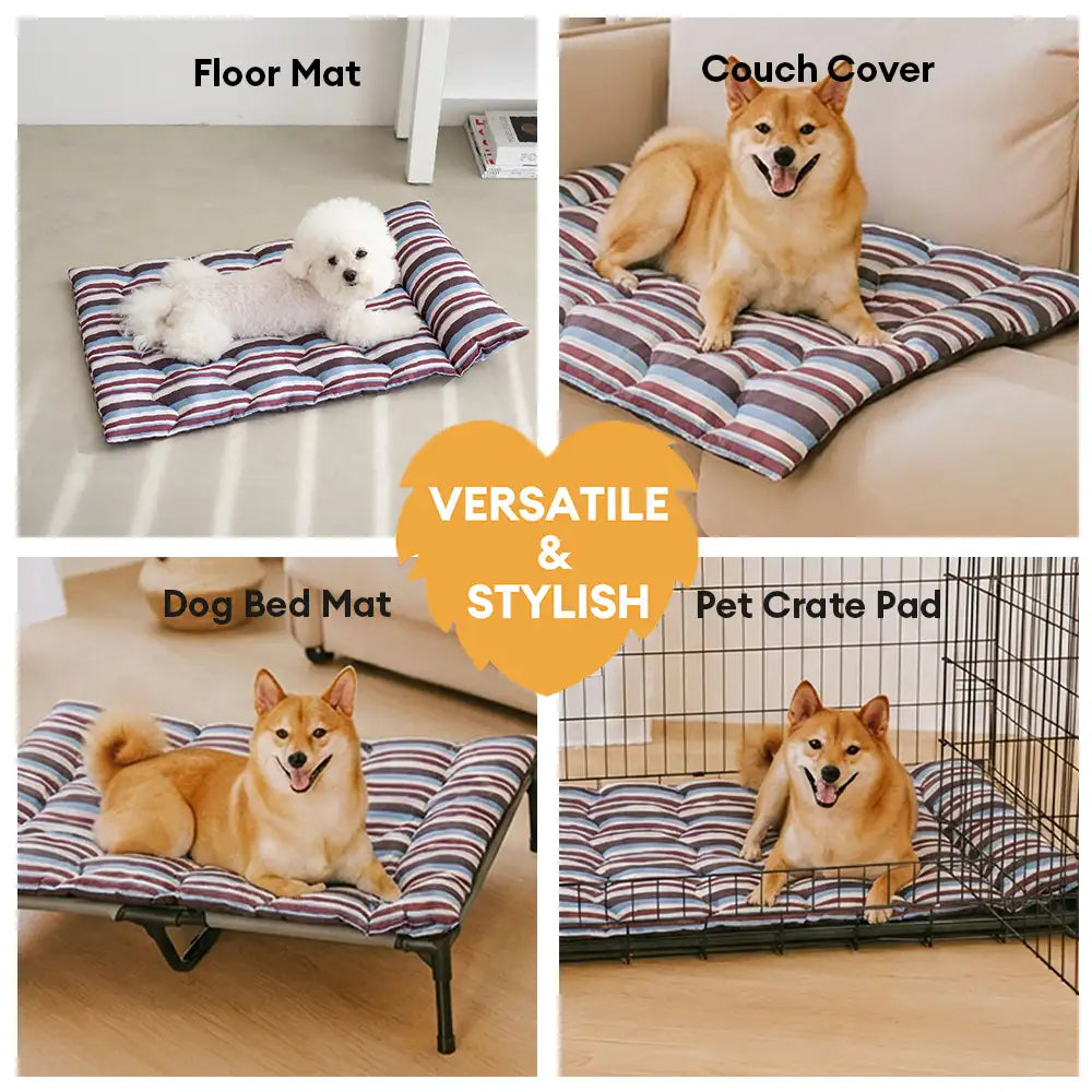 Oreiller de chien à double face respirant tout-temps avec support pour le cou