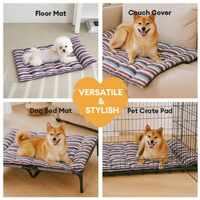 Oreiller de chien à double face respirant tout-temps avec support pour le cou